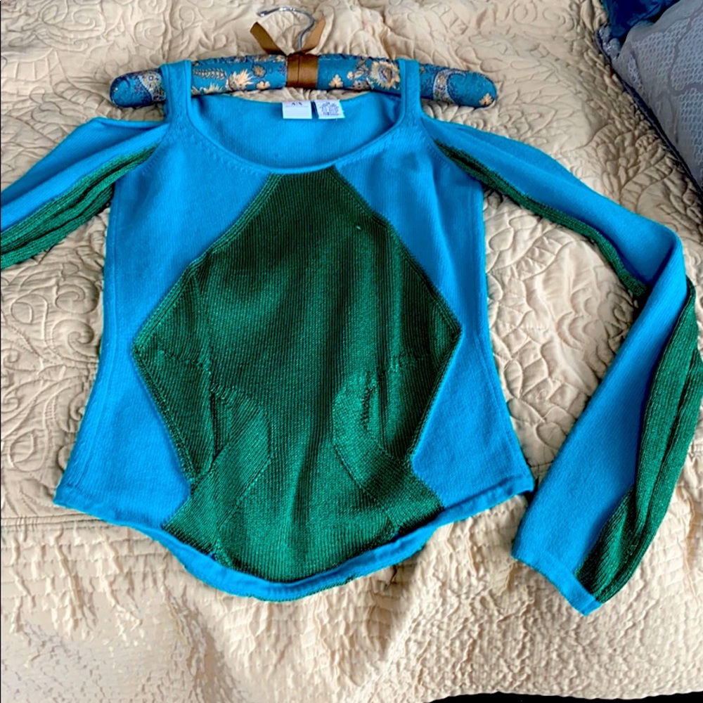 Armani Exchange Turquoise sweater size medium